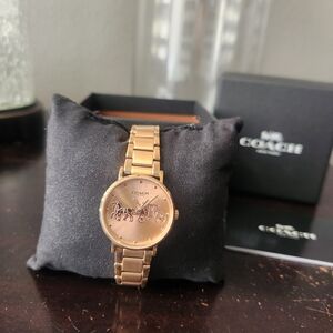 NEW! Coach Perry Rose Gold Womens Watch